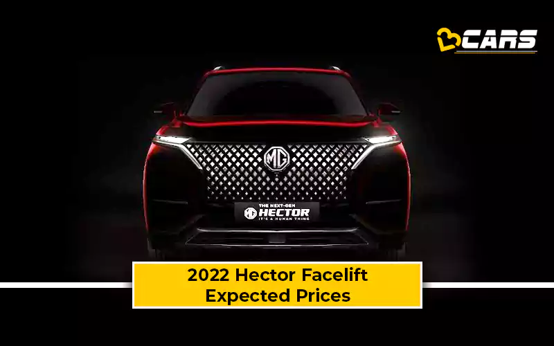 2022 MG Hector Facelift Expected Prices — Launch Soon